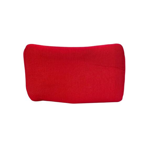 Dior Beauty CD Logo Soft Red Makeup Bag Zip Pouch - Picture 7 of 7